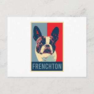 Frenchton Dog Postkarte