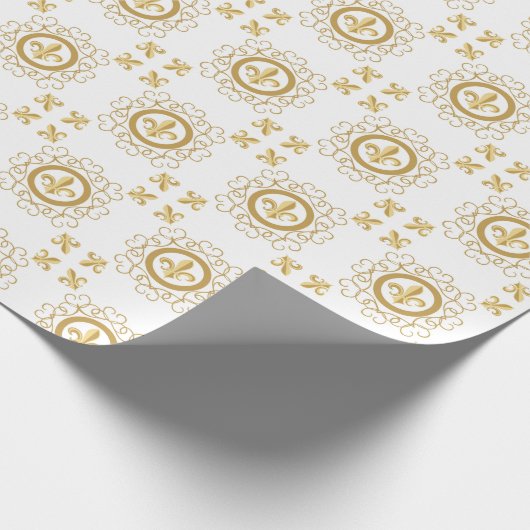 Frenchy White Geschenkpapier (Ecke)