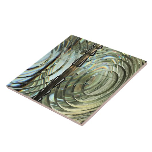 Frensel Lens, Cape Blanco Lighthouse, Oregon Coast Fliese (Seite)