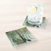 Frensel Lens, Cape Blanco Lighthouse, Oregon Coast Glasuntersetzer (Schrägansicht)