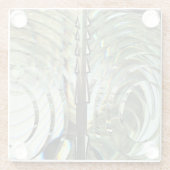 Frensel Lens, Cape Blanco Lighthouse, Oregon Coast Glasuntersetzer (Rückseite)