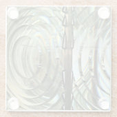 Frensel Lens, Cape Blanco Lighthouse, Oregon Coast Glasuntersetzer (Rückseite)