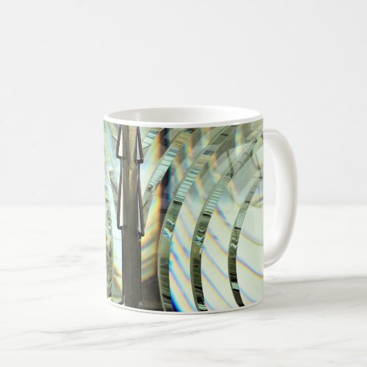 Frensel Lens, Cape Blanco Lighthouse, Oregon Coast Kaffeetasse (VorderseiteRechts)