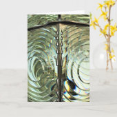 Frensel Lens, Cape Blanco Lighthouse, Oregon Coast Karte (Gelbe Blume)