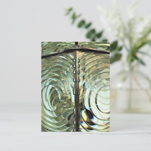 Frensel Lens, Cape Blanco Lighthouse, Oregon Coast Postkarte (Stehend Vorderseite)