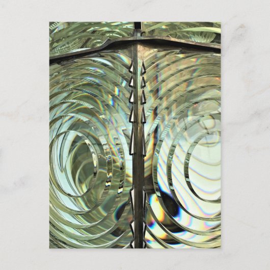 Frensel Lens, Cape Blanco Lighthouse, Oregon Coast Postkarte (Vorderseite)