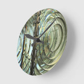 Frensel Lens, Cape Blanco Lighthouse, Oregon Coast Runde Wanduhr (Winkel)