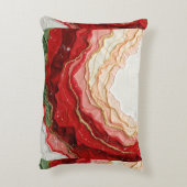 Frequency Abstract Christmas Festive Sovereignty Dekokissen (Rückseite(Vertikal))