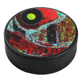 Frequency Serpent – Abstract Energy Compact Mirror Eishockey Puck (3/4)