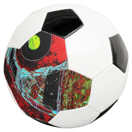 Frequency Serpent – Abstract Energy Compact Mirror Fußball (Dreiviertel)