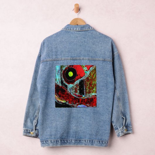 Frequency Serpent – Abstract Energy Compact Mirror Jeansjacke (Hangar)