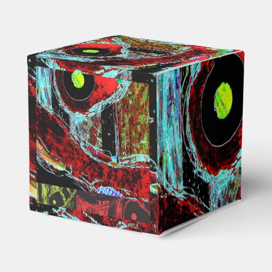 Frequency Serpent – Abstract Energy Favor Box Geschenkschachtel (Rückseite)