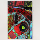 Frequency Serpent – Digital Abstract Energy Puzzle (Vertikal)