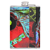 Frequency Serpent – Digital Abstract Energy Vinyl  Flachmann (Rückseite)