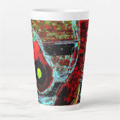 Frequency Serpent – Kompaktes abstraktes Energiemo Milchtasse (Vorderseite)