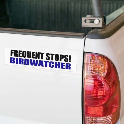 Frequentieren Sie Halt! Birdwatcher Autoaufkleber (Auf Lkw)