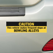 Frequentieren Sie Halt (Bowling) Autoaufkleber (Auf Auto)