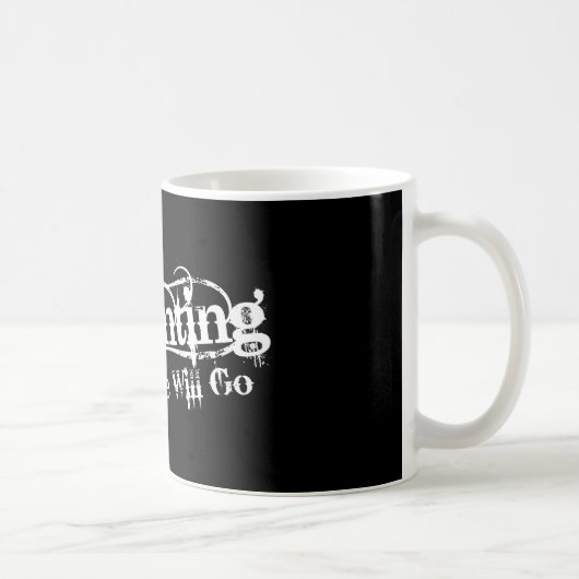 Frequentierend gehen wir LLC-Weiß-Logo Kaffeetasse (Rechts)