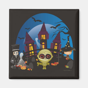 Frequentierende Nacht Magnet