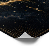 Frequenz der Seele Poster | Himmlische Schallwelle (Ecke)