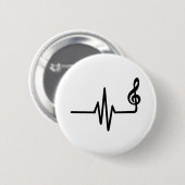 Frequenz-Musiknote Button (Vorne & Hinten)