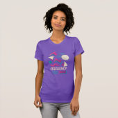 FREQUENZ – Vintage Synthwave Abstrakte Gestaltung T-Shirt (Vorne ganz)