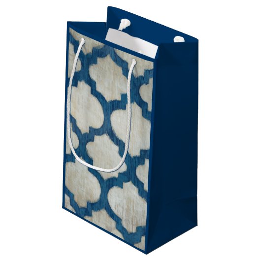 Frequenzsymmetrie II Kleine Geschenktüte (Rückseite Schrägansicht)