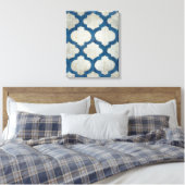 Frequenzsymmetrie II Leinwanddruck (Insitu (Schlafzimmer))
