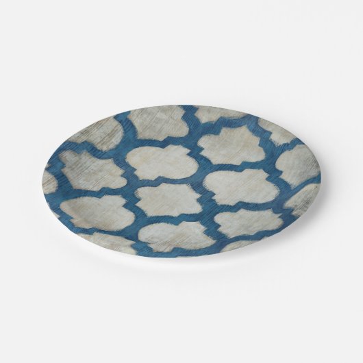 Frequenzsymmetrie II Pappteller (Schrägansicht)