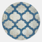 Frequenzsymmetrie II Runder Aufkleber (Vorderseite)