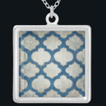 Frequenzsymmetrie II Versilberte Kette<br><div class="desc">Muster</div>