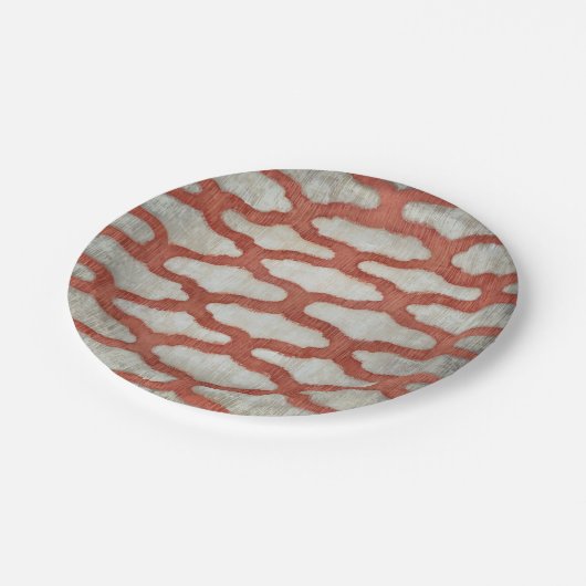 Frequenzsymmetrie VI Pappteller (Schrägansicht)