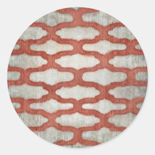 Frequenzsymmetrie VI Runder Aufkleber (Vorderseite)