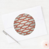 Frequenzsymmetrie VI Runder Aufkleber (Umschlag)