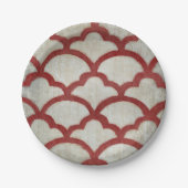 Frequenzsymmetrie VII Pappteller (Vorderseite)