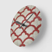 Frequenzsymmetrie VII Runde Wanduhr (Winkel)