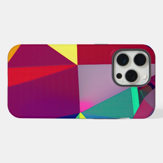 "Frequenzverschiebung: Eine lebhafte Abstraktion" iPhone Hülle (Rückseite (Horizontal))