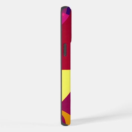 "Frequenzverschiebung: Eine lebhafte Abstraktion" iPhone Hülle (Rechte Seite)