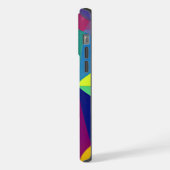 "Frequenzverschiebung: Eine lebhafte Abstraktion" iPhone Hülle (Linke Seite)