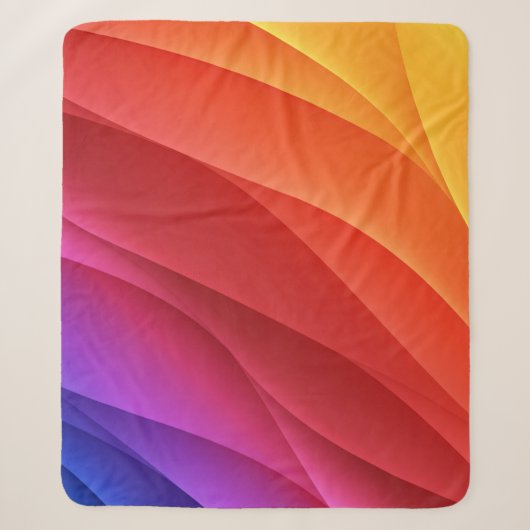 Frequenzwellen. Abstrakte Hintergrundfarbe, Sherpadecke (Vorderseite)