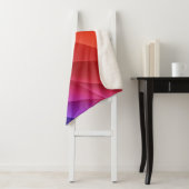 Frequenzwellen. Abstrakte Hintergrundfarbe, Sherpadecke (Beispiel)