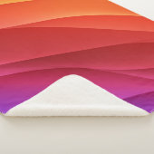 Frequenzwellen. Abstrakte Hintergrundfarbe, Sherpadecke (3/4)