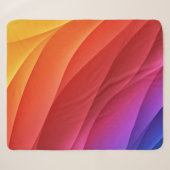 Frequenzwellen. Abstrakte Hintergrundfarbe, Sherpadecke (Vorderseite (Horizontal))