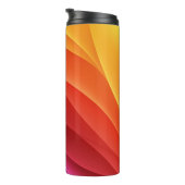 Frequenzwellen. Abstrakte Hintergrundfarbe, Thermosbecher (Nach rechts gedreht)