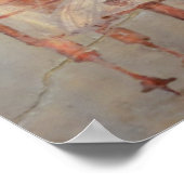 Fresco a Music Lesson, Pompeji Poster (Ecke)