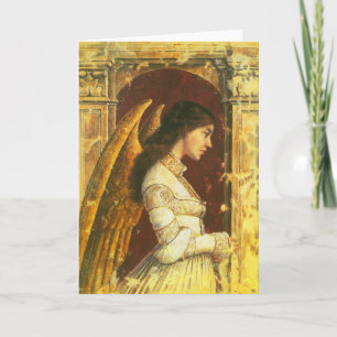 Fresco Angel Weihnachtskarte Feiertagskarte