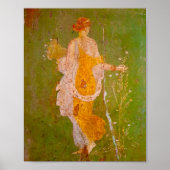 Fresco in der Villa Ariadne, Pompeji Poster (Vorne)