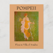 Fresco in der Villa Ariadne, Pompeji Postkarte (Vorderseite)