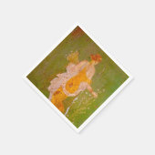 Fresco in der Villa Ariadne, Pompeji Serviette (Ecke)