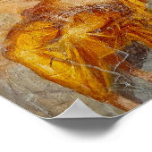 Fresco Private Drink Szene in Pompeji Poster (Ecke)